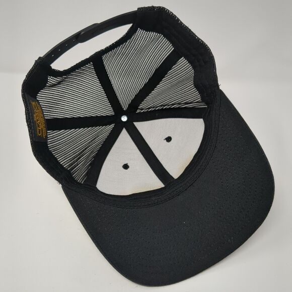J.C.A. Underground Snapback Trucker Hat Black OS Adjustable Mesh Back Yupoong - Picture 6 of 8
